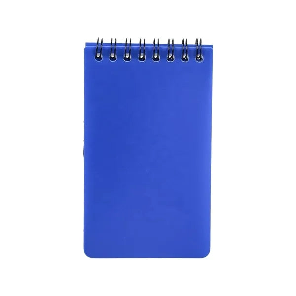 Mini Small Pocket Spiral Notebook Wth Pen Holder