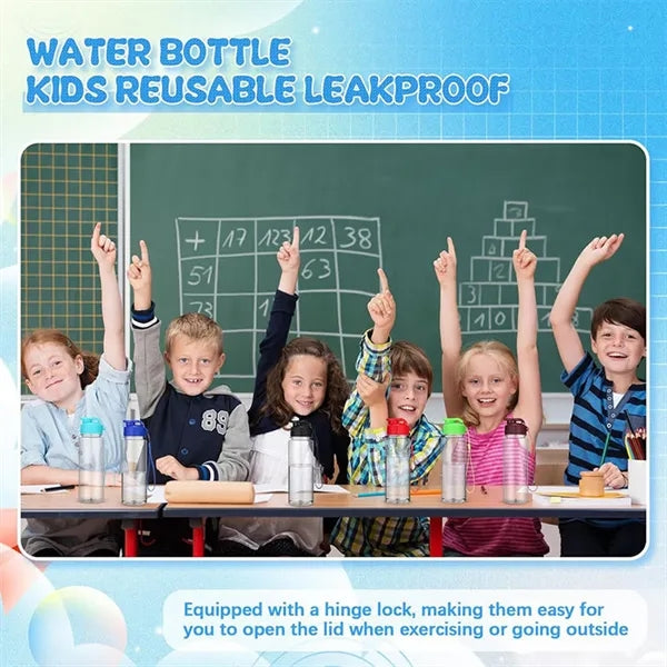 17oz Flip Top Plastic Outdoor Handheld Sports Water Bottle