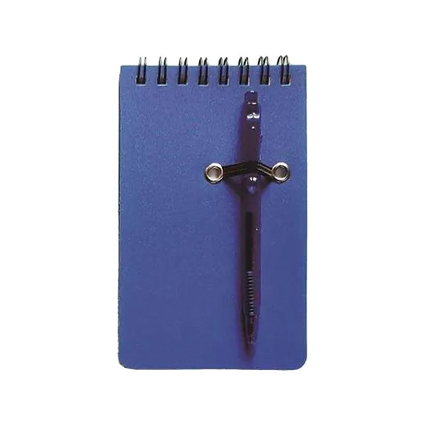 Mini Small Pocket Spiral Notebook Wth Pen Holder
