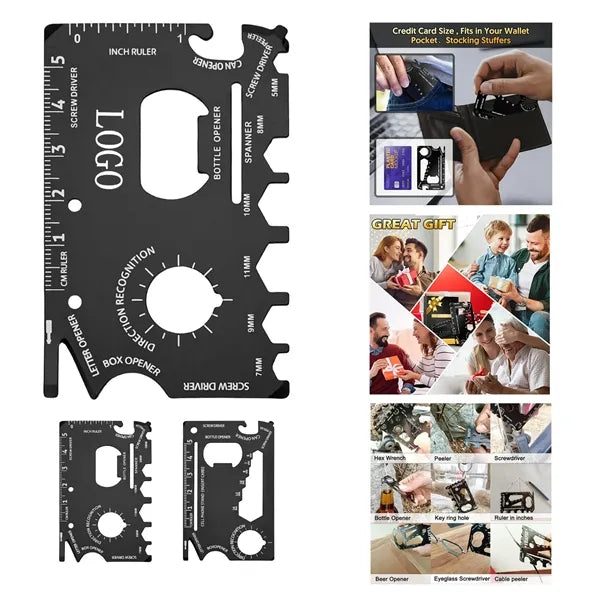 Portable 18in1 Mini e Multi-function Tool Card