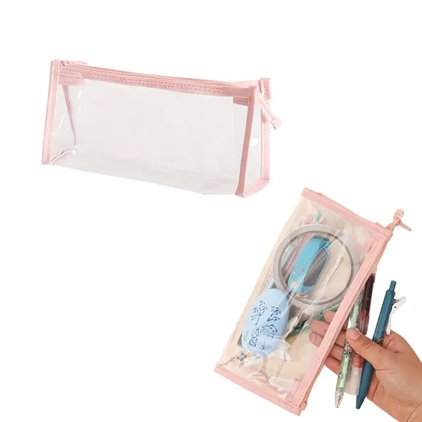 Zippered Clear Pencil Case