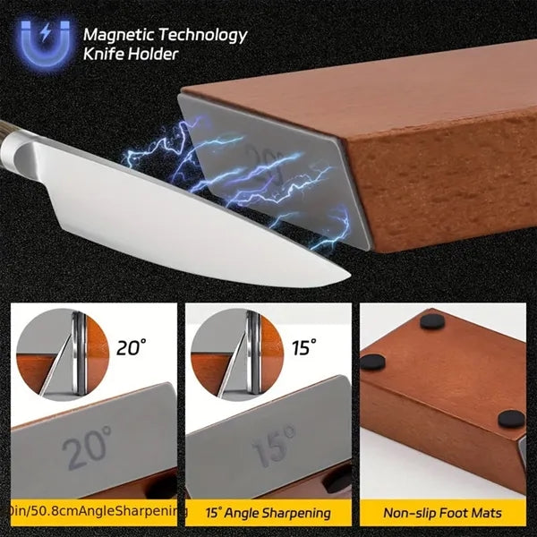 Disc Sharpener for Kitchen Knives 15&20 Magnetic