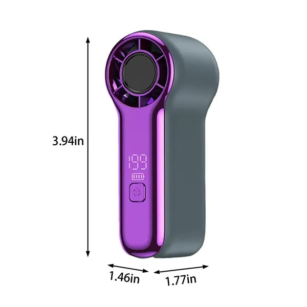 Outdoor travel mini portable high speed turbo handheld fan