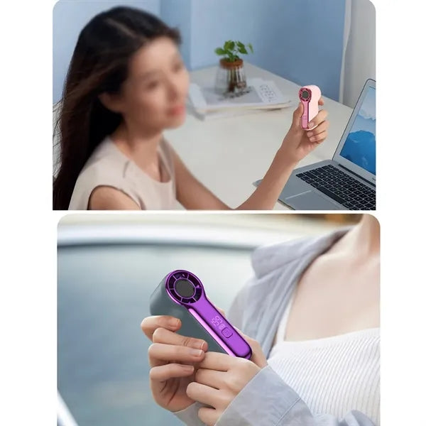 Outdoor travel mini portable high speed turbo handheld fan