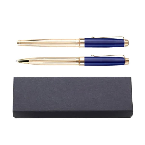 Windsor Double Metal Pen Set (E325/E326/PK16)