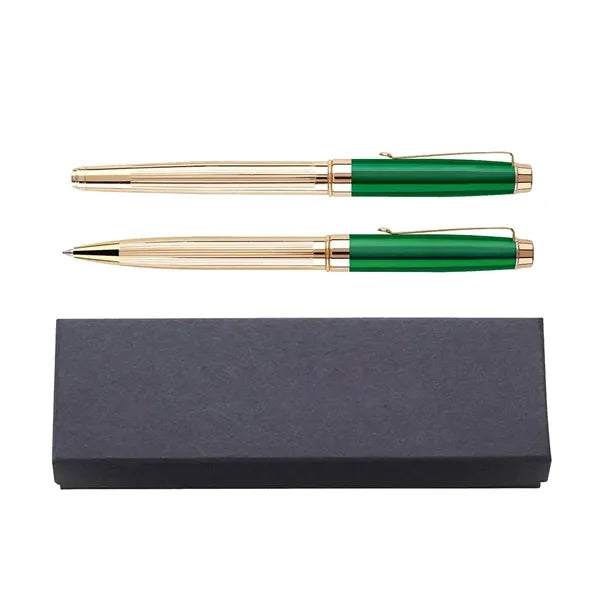 Windsor Double Metal Pen Set (E325/E326/PK16)