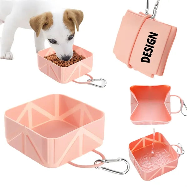Travel Collapsible Cat Dog Water Food Bowl