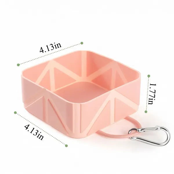 Travel Collapsible Cat Dog Water Food Bowl
