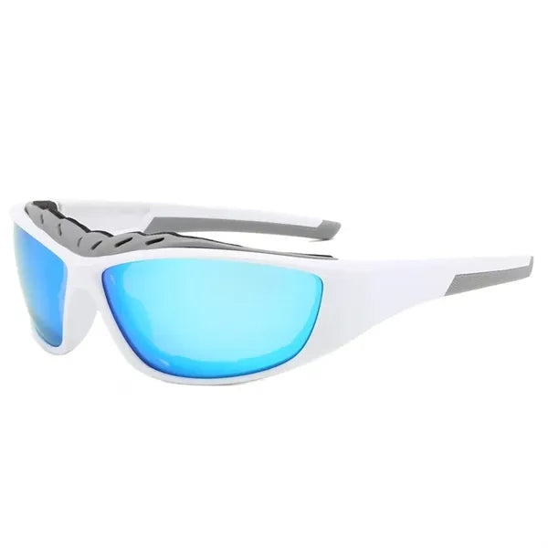 Sports sunglasses with colorful mirrored lenses UV 400 Prote