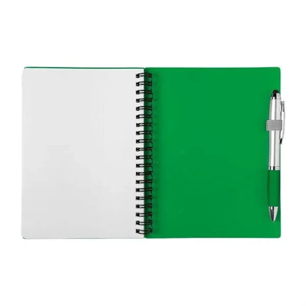 School office durable spiral notebooks with front pocket
