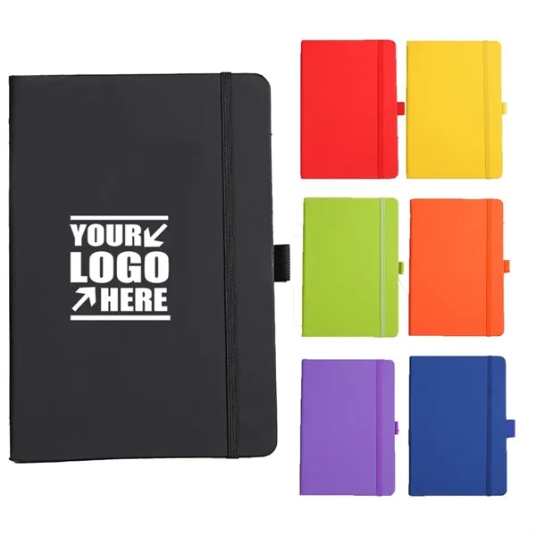 Bound A5 Notebook With Pen Holder Thick Paper Journal
