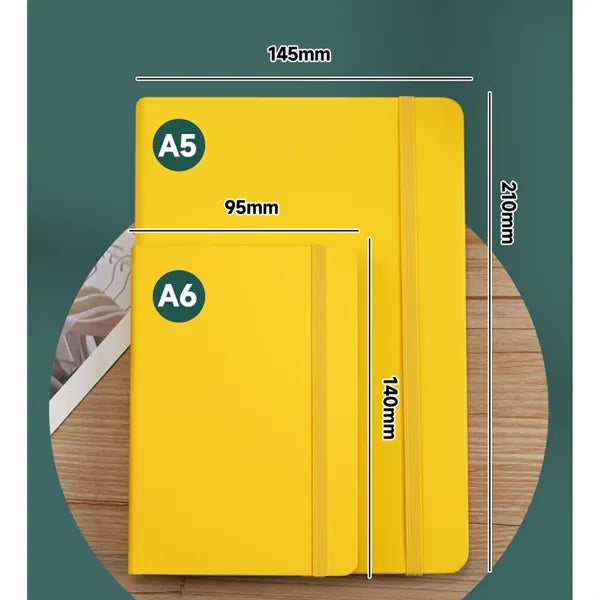Bound A5 Notebook With Pen Holder Thick Paper Journal