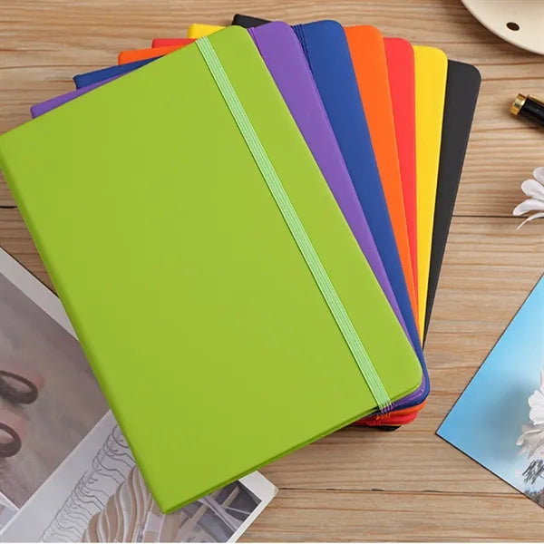 Bound A5 Notebook With Pen Holder Thick Paper Journal