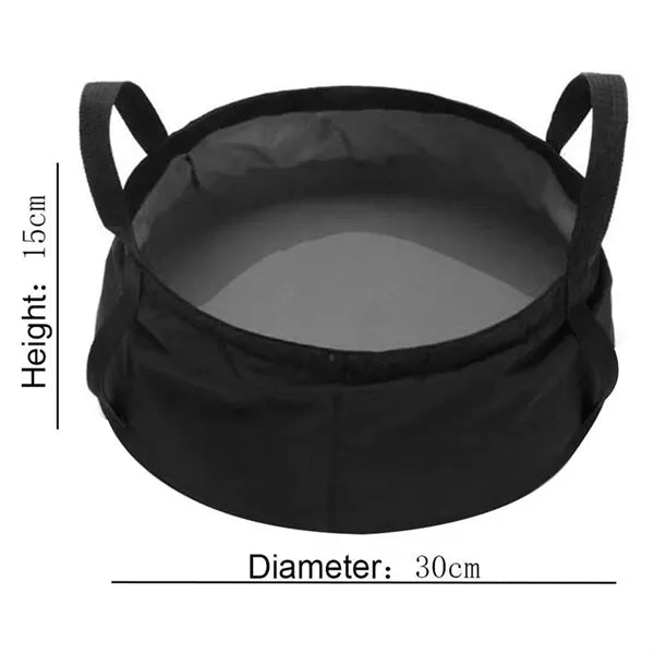 Portable Foldable Basin Cordura Material For Travel Camping