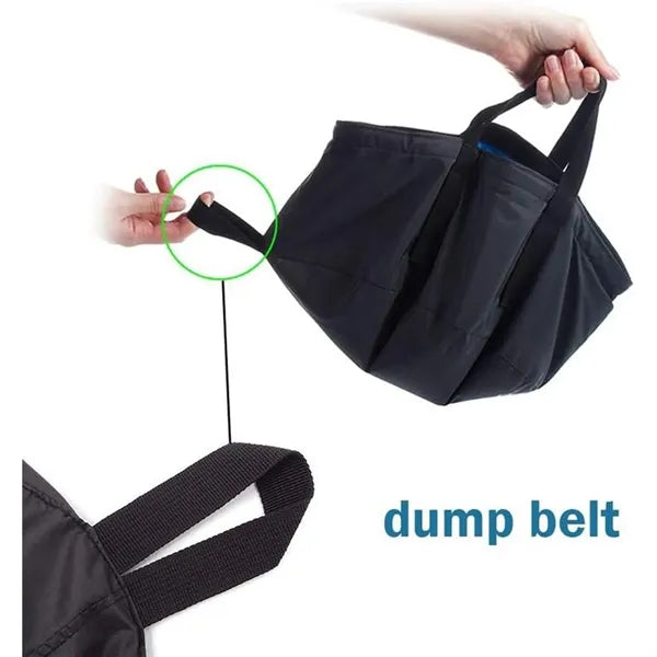 Portable Foldable Basin Cordura Material For Travel Camping