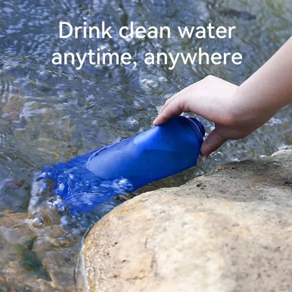 Portable Foldable Safety Emergency Outdoor Filter Water Bag