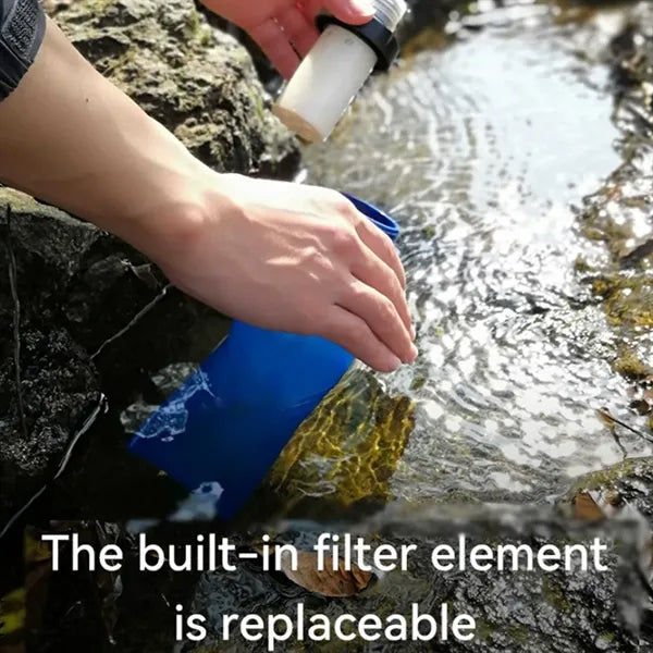 Portable Foldable Safety Emergency Outdoor Filter Water Bag