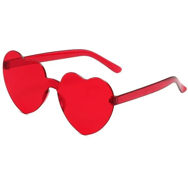 Unisex Love Heart Party Sunglasses UV 375