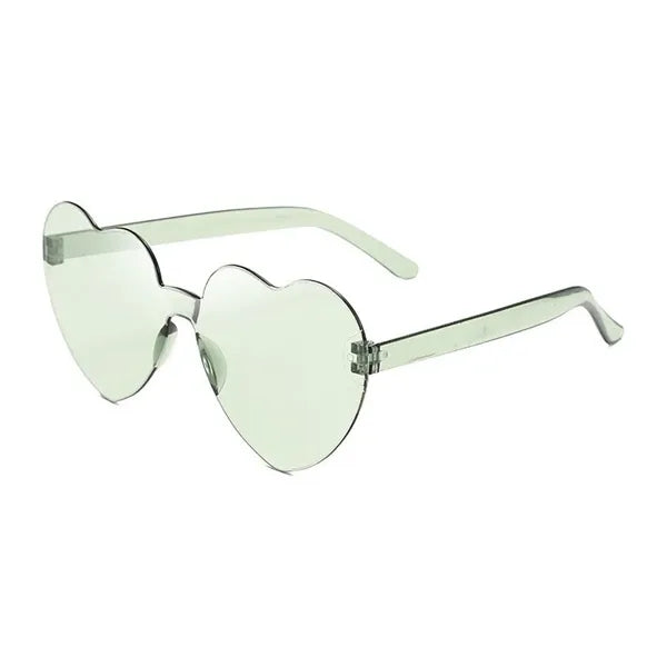 Unisex Love Heart Party Sunglasses UV 375