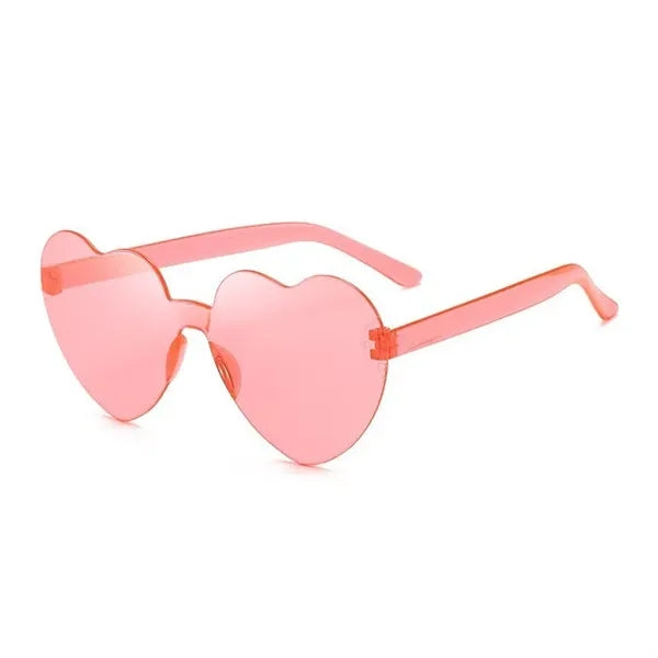 Unisex Love Heart Party Sunglasses UV 375