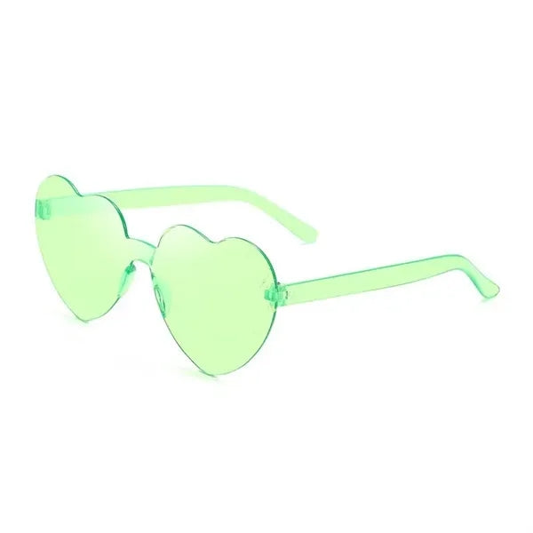 Unisex Love Heart Party Sunglasses UV 375