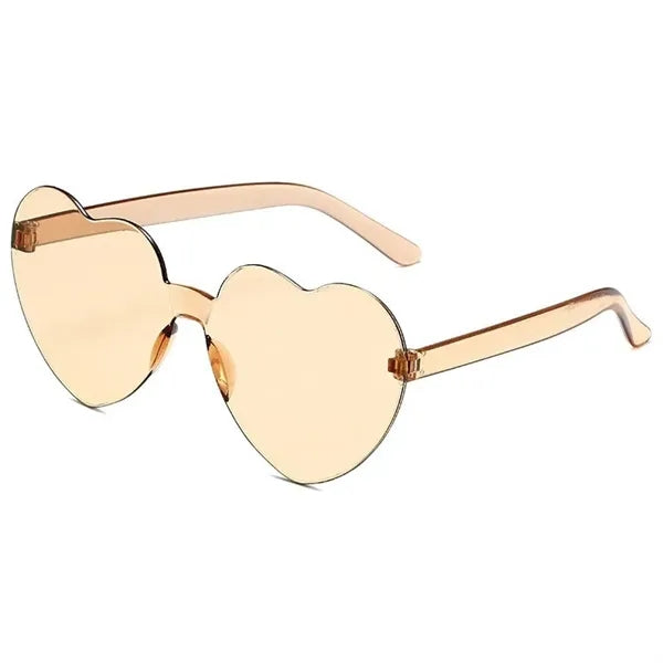 Unisex Love Heart Party Sunglasses UV 375