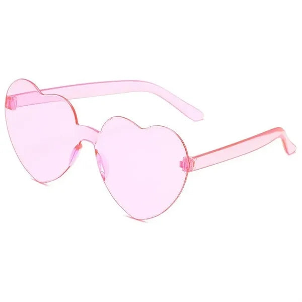 Unisex Love Heart Party Sunglasses UV 375
