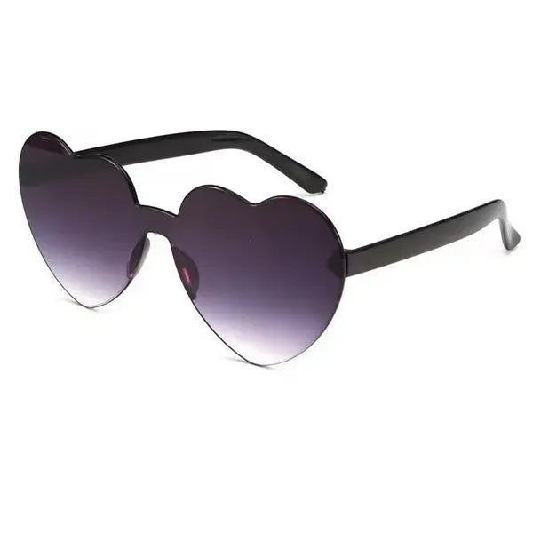 Unisex Love Heart Party Sunglasses UV 375