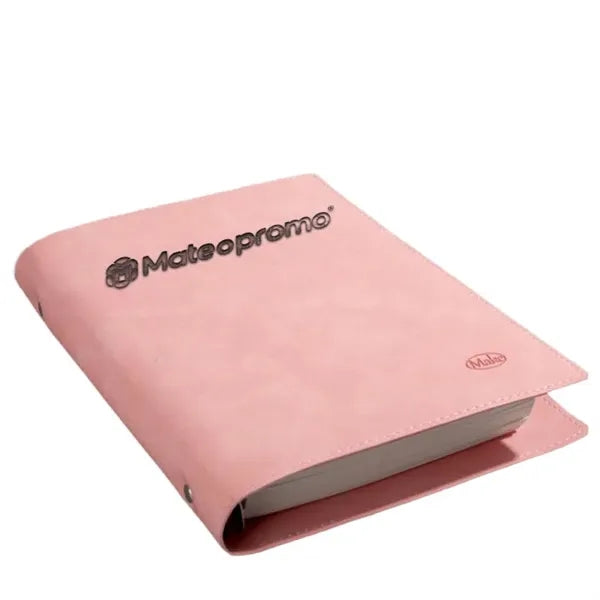Logo Soft PU Leather Loose Leaf Notebook Binder