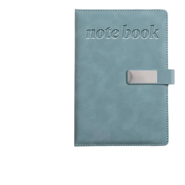Logo Faux Leather Business Gift Notebook