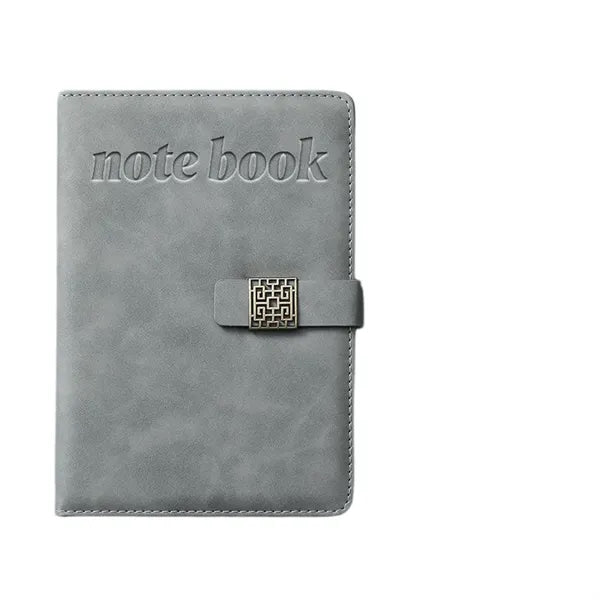 Logo Faux Leather Business Gift Notebook