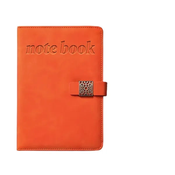 Logo Faux Leather Business Gift Notebook