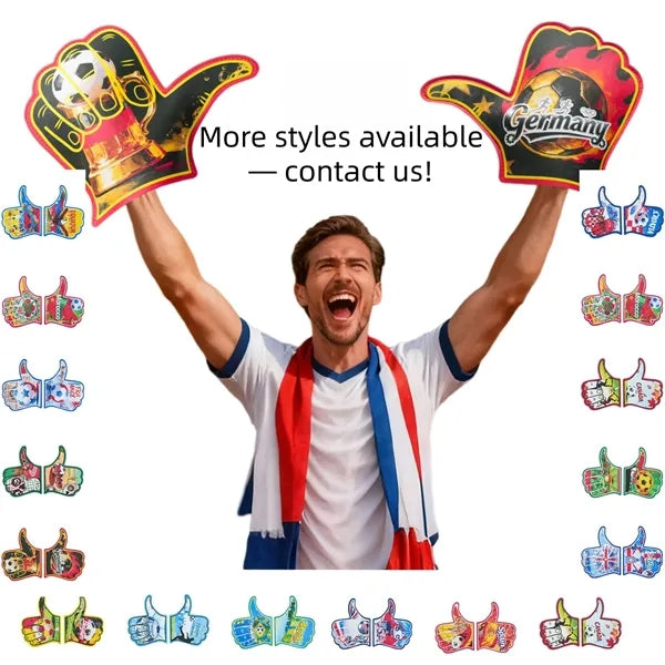 Foam Finger Fan Glove for Soccer Custom Logo