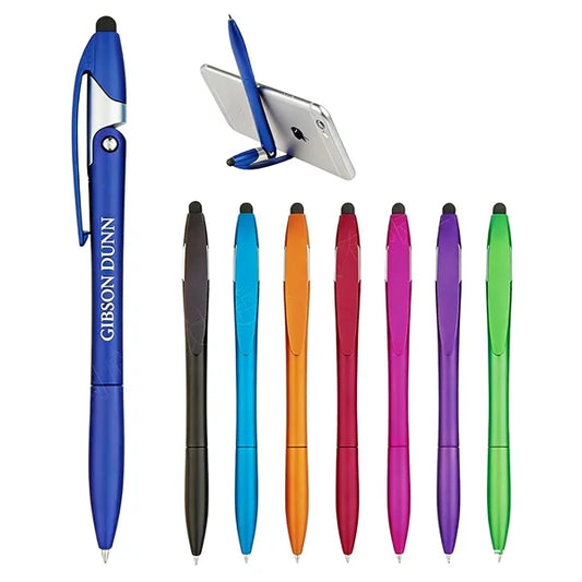 Ballpoint Pen with Foldable Phone Stand Custom Logo
