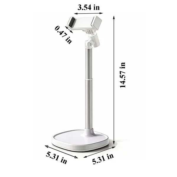 Low MOQ Custom LOGO Retractable Phone Stand with Sturdy Base