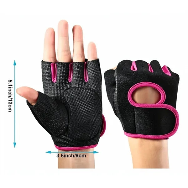 Half Finger Cycling Fitness Weight Lifting Gloves