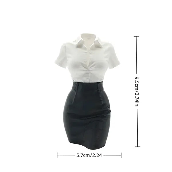3D Lady's Clothing Decorative Figurine