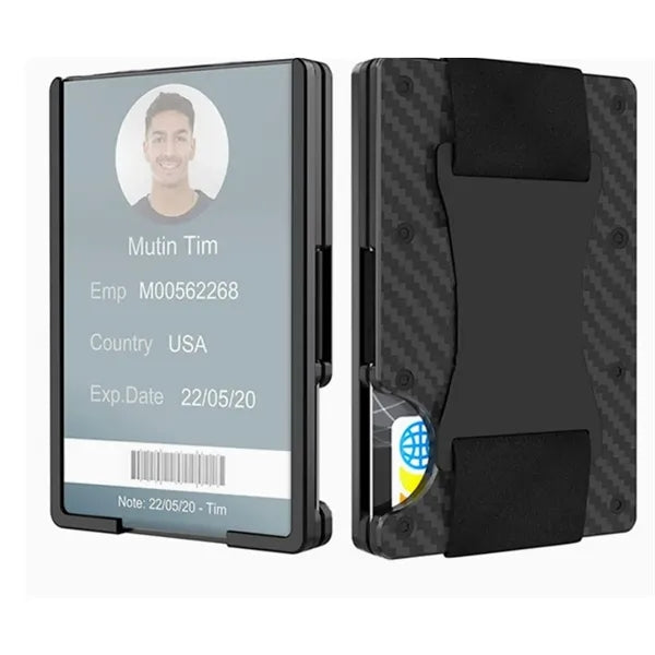 Slim RFID Blocking Wireless Tracking ID Card Case Holder