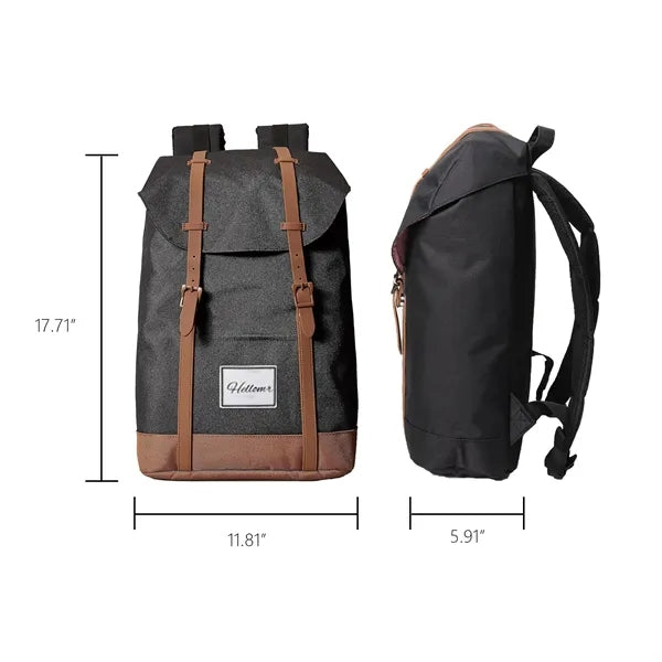 Flap Closure Large Capacity Backpack