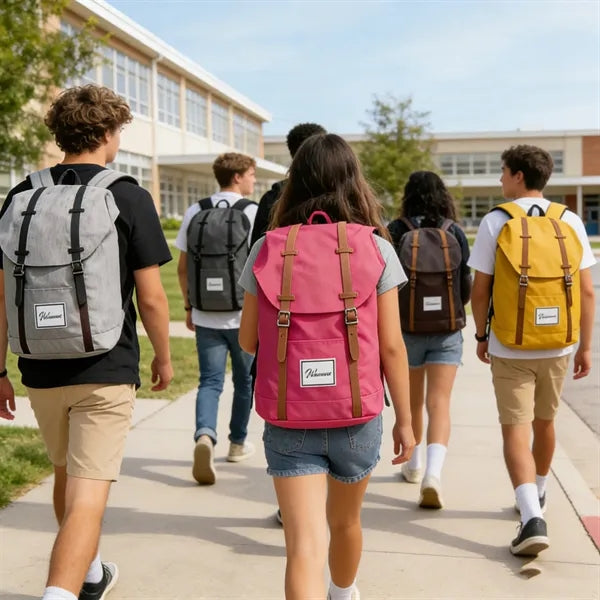 Flap Closure Large Capacity Backpack