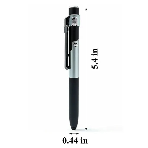 3 In 1 Foldable Phone Stand Stylus Ballpoint Pen LED Light