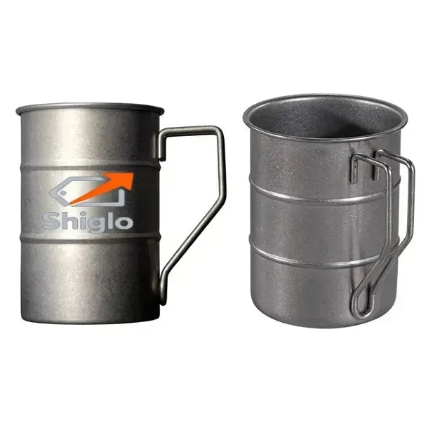 Portable Vintage Stainless Steel Coffee Mug With Handle