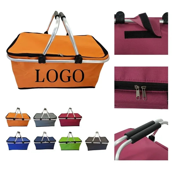 Collapsible Insulated Picnic Basket