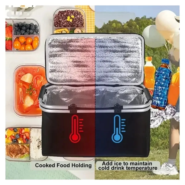 Collapsible Insulated Picnic Basket