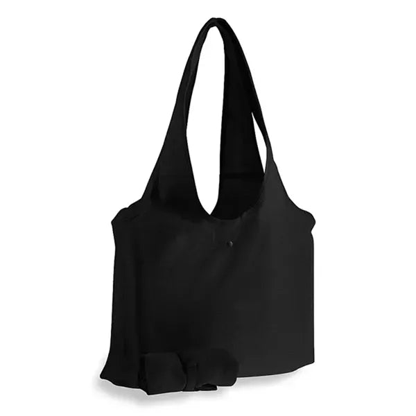 Foldable 9 oz Cotton Canvas Slingbag with Snap Button