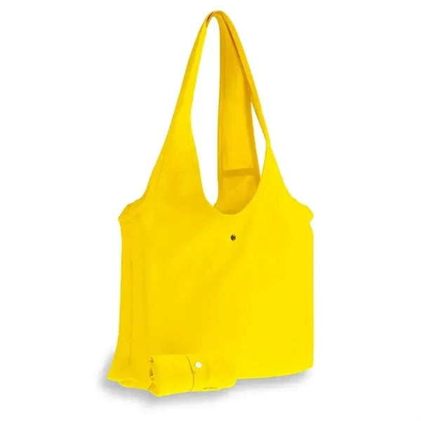 Foldable 9 oz Cotton Canvas Slingbag with Snap Button