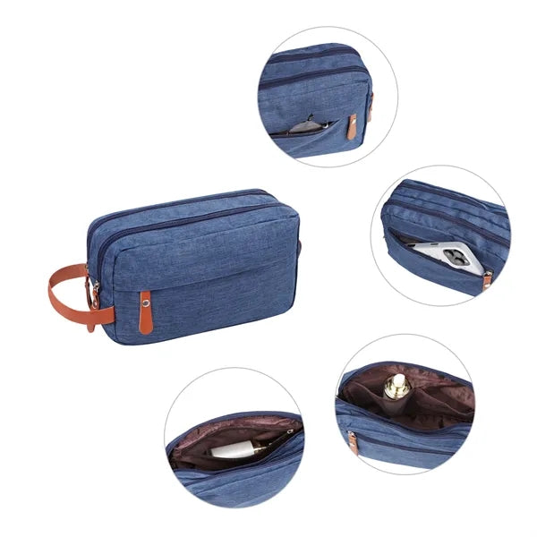 Oxford Travel Toiletry Bag Portable Makeup W/ Handle