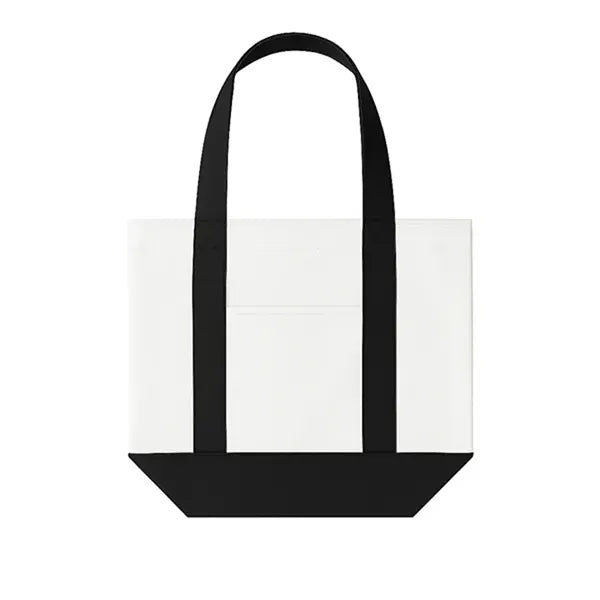 14oz Poly-Cotton Mini Tote Bag Folded Handles
