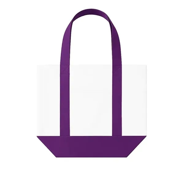 14oz Poly-Cotton Mini Tote Bag Folded Handles