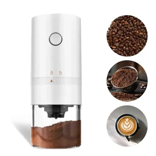 Portable Electric Grinder Coffee Maker USB Rechargeable